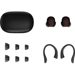 Amazfit Powerbuds Bluetooth Handsfree Ακουστικά με Αντοχή στον Ιδρώτα και Θήκη Φόρτισης Dynamic Black