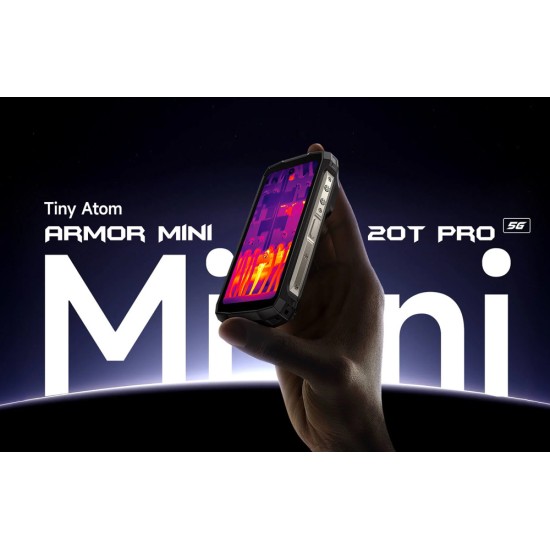 Ulefone Armor Mini 20T Pro 5G Dual SIM (8/256GB) Ανθεκτικό Smartphone Frost Black