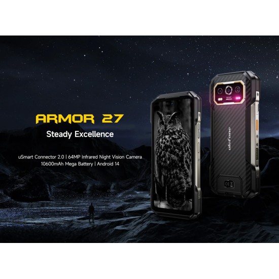 Ulefone Armor 27 Dual SIM (12GB/256GB) Μαύρο Ulefone Armor 27 Dual SIM (12GB/256GB) Μαύρο