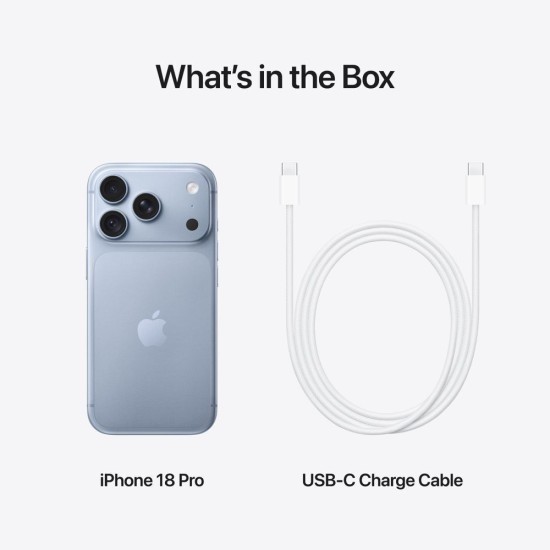 Apple iPhone 18 Pro (12/2TB) Glacier
