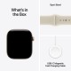 Apple Watch Series 12 Aluminium 46mm Αδιάβροχο με Παλμογράφο (Light Gold Aluminium with Sand Sport Band - M/L)