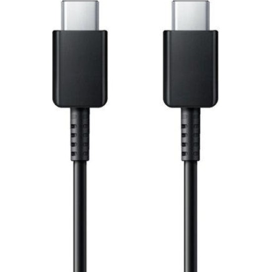 Samsung Regular USB 2.0 Cable USB-C male - USB-C male Μαύρο 1m (EP-DA705BBEGWW)