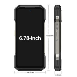 Ulefone Armor 27 Pro 5G Dual SIM (12GB/256GB) Ανθεκτικό Smartphone Μαύρο