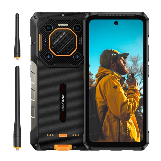 Ulefone Armor 26 Ultra Walkie-talkie 5G Dual SIM (12GB/512GB) Ανθεκτικό Smartphone Μαύρο