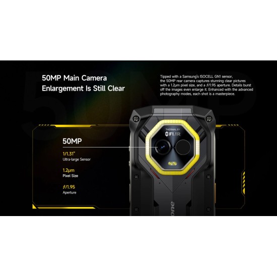 Ulefone Armor Mini 20T Pro 5G Dual SIM (8/256GB) Ανθεκτικό Smartphone Frost Black