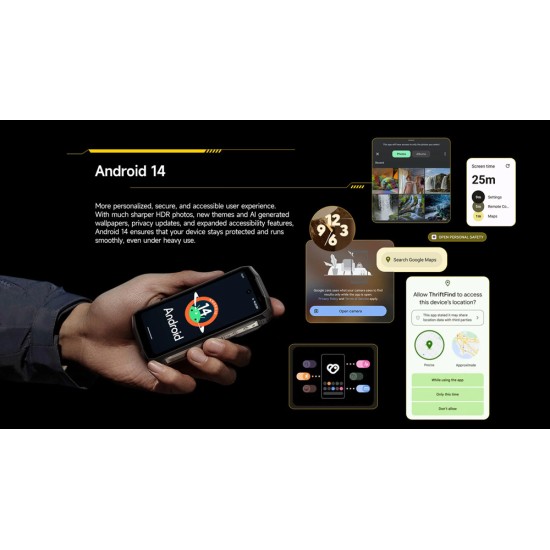 Ulefone Armor Mini 20T Pro 5G Dual SIM (8/256GB) Ανθεκτικό Smartphone Frost Black