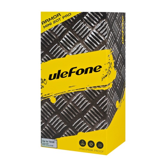 Ulefone Armor Mini 20T Pro 5G Dual SIM (8/256GB) Ανθεκτικό Smartphone Frost Black