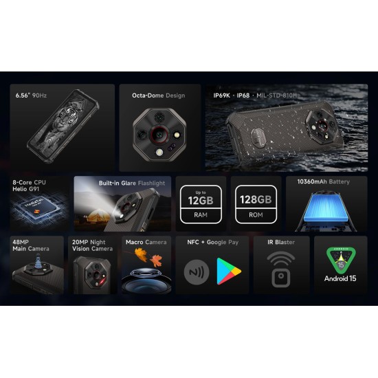 Ulefone Armor X16 Dual SIM (6/128GB) Ανθεκτικό Smartphone Wasteland Shadow Ulefone Armor X16 Dual SIM (6/128GB) Ανθεκτικό Smartphone Wasteland Shadow