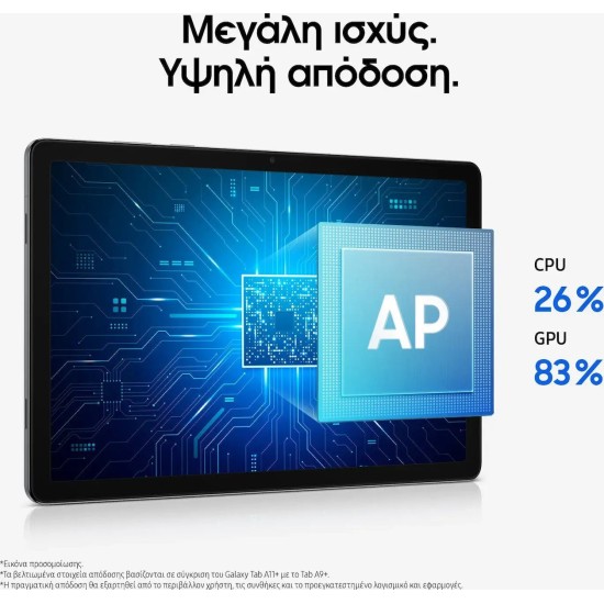 Samsung Galaxy Tab A11+ 11" (6GB/128GB) Ασημί