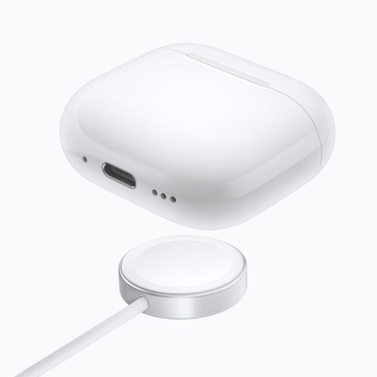 Apple AirPods 5 with Wireless Charging Case Earbud Bluetooth Handsfree Ακουστικά με Αντοχή στον Ιδρώτα και Θήκη Φόρτισης Λευκά Apple AirPods 5 with Wireless Charging Case Earbud Bluetooth Handsfree Ακουστικά με Αντοχή στον Ιδρώτα και Θήκη Φόρτισης Λευκά