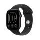 Apple Watch Series 12 Aluminium 46mm Αδιάβροχο με Παλμογράφο (Black Aluminium with Black Sport Band - M/L)