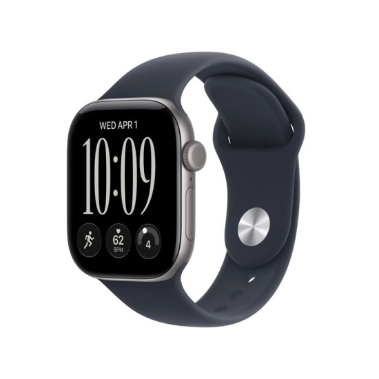 Apple Watch Series 12 Aluminium 42mm Αδιάβροχο με Παλμογράφο (Space Grey Aluminium with Navy Blue Sport Band - S/M) Apple Watch Series 12 Aluminium 42mm Αδιάβροχο με Παλμογράφο (Space Grey Aluminium with Navy Blue Sport Band - S/M)