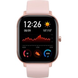 Amazfit GTS Aluminium 43mm Αδιάβροχο Smartwatch με Παλμογράφο (Ροζ)
