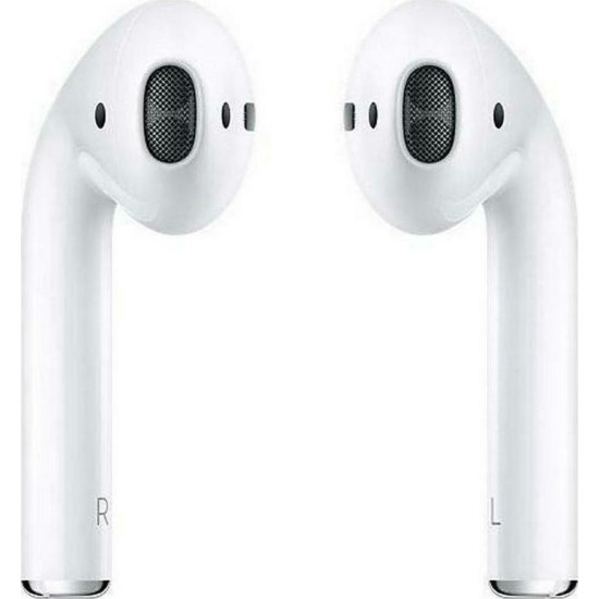 Apple AirPods (2nd generation) Earbud Bluetooth Handsfree Ακουστικά με Θήκη Φόρτισης Λευκά