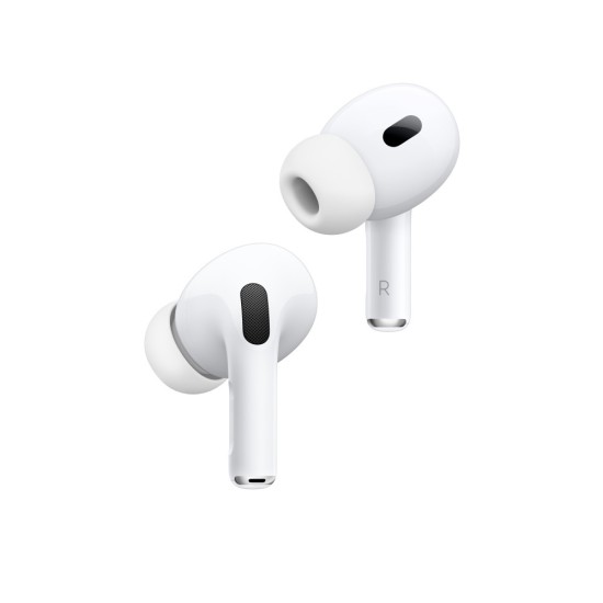 Apple AirPods Pro 2nd Generation In-ear Bluetooth Handsfree Ακουστικά με Αντοχή στον Ιδρώτα και Θήκη Φόρτισης Λευκά