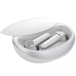 Mibro S1 Earbud Bluetooth Handsfree Ακουστικά με Αντοχή στον Ιδρώτα και Θήκη Φόρτισης Λευκά