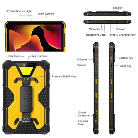 Ulefone Armor Pad 2 11" Tablet με WiFi & 4G (8GB/256GB) Μαύρο Ulefone Armor Pad 2 11" Tablet με WiFi & 4G (8GB/256GB) Μαύρο