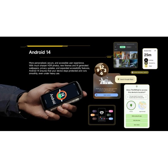 Ulefone Armor Mini 20 Pro 5G Dual SIM (8/256GB) Ανθεκτικό Smartphone Frost Black