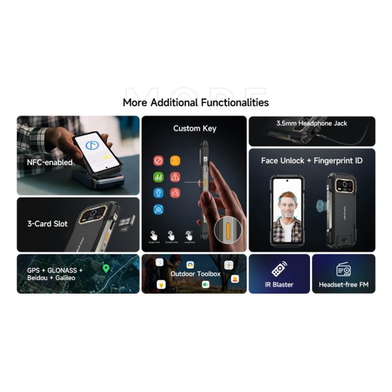 Ulefone Armor 27 Dual SIM (12GB/256GB) Μαύρο Ulefone Armor 27 Dual SIM (12GB/256GB) Μαύρο