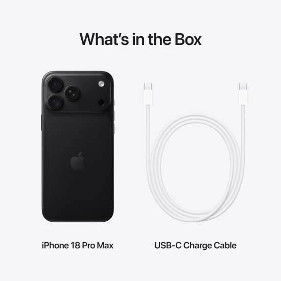 Apple iPhone 18 Pro Max (12/2TB) Black
