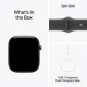Apple Watch Series 12 Aluminium 46mm Αδιάβροχο με Παλμογράφο (Black Aluminium with Black Sport Band - M/L)