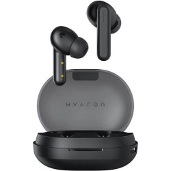 Haylou GT7 In-ear Bluetooth Handsfree Ακουστικά με Θήκη Φόρτισης Μαύρα