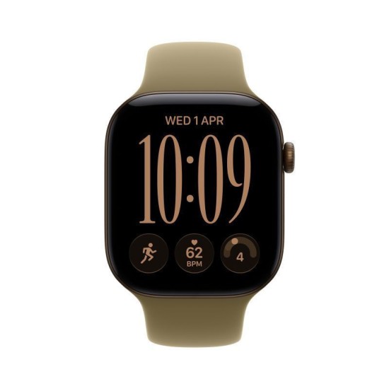 Apple Watch Series 12 Aluminium 46mm Αδιάβροχο με Παλμογράφο (Dark Bronze Aluminium with Olive Sport Band - S/M) Apple Watch Series 12 Aluminium 46mm Αδιάβροχο με Παλμογράφο (Dark Bronze Aluminium with Olive Sport Band - S/M)