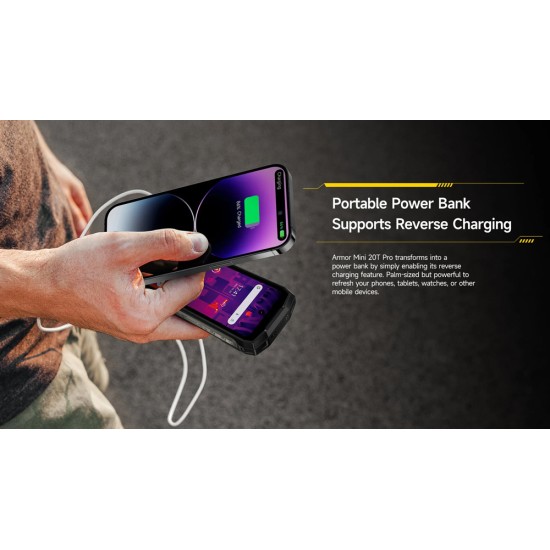 Ulefone Armor Mini 20T Pro 5G Dual SIM (8/256GB) Ανθεκτικό Smartphone Frost Black