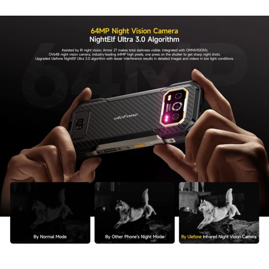 Ulefone Armor 27 Dual SIM (12GB/256GB) Μαύρο Ulefone Armor 27 Dual SIM (12GB/256GB) Μαύρο
