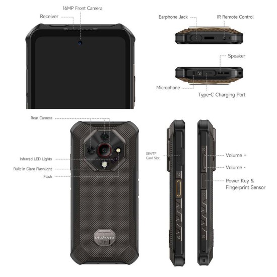 Ulefone Armor X16 Dual SIM (6/128GB) Ανθεκτικό Smartphone Sand Dune