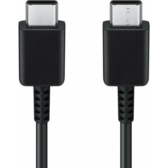 Samsung Regular USB 2.0 Cable USB-C male - USB-C male Μαύρο 1m (EP-DA705BBEGWW)