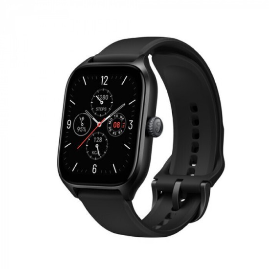 Amazfit GTS 4 Aluminium 43mm Αδιάβροχο Smartwatch με Παλμογράφο (Infinite Black)