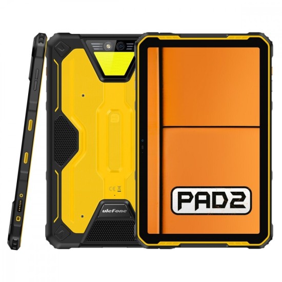 Ulefone Armor Pad 2 11" Tablet με WiFi & 4G (8GB/256GB) Κίτρινο