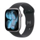Apple Watch Series 11 Aluminium 46mm Αδιάβροχο με Παλμογράφο (Space Grey Aluminium Case with Black Sport Band - M/L)
